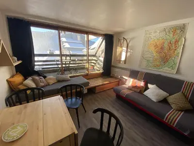 Coin salon dans l'établissement Superbe studio en coeur de station