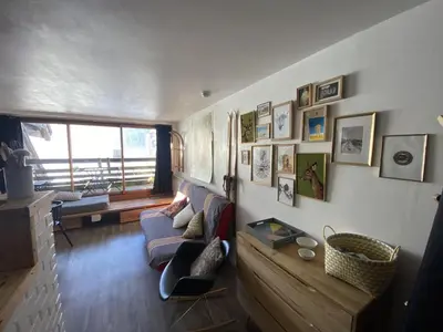 Coin salon dans l'établissement Superbe studio en coeur de station