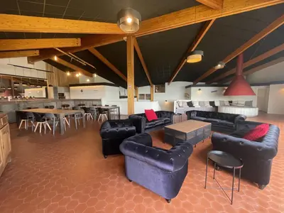 Coin salon dans l'établissement Exceptionnel Loft