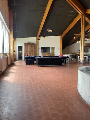 Coin salon dans l'établissement Exceptionnel Loft
