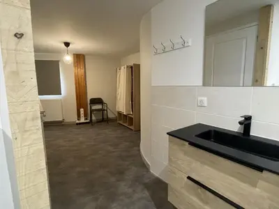 Cuisine ou kitchenette dans l'établissement Exceptionnel Loft