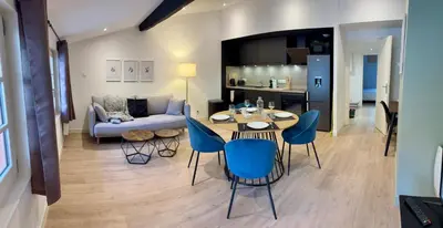 Coin salon dans l'établissement Le Duplex du centre