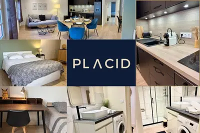 Un ou plusieurs lits dans un hébergement de l'établissement Le Duplex du centre