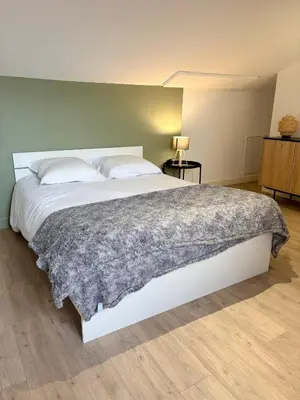 Un ou plusieurs lits dans un hébergement de l'établissement Le Duplex du centre
