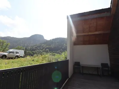 Vue générale sur la montagne ou vue sur la montagne depuis la maison de vacances