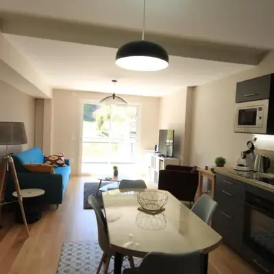 Charmant appartement scandinave avec parking au Mont-Dore - FR-1-858-1