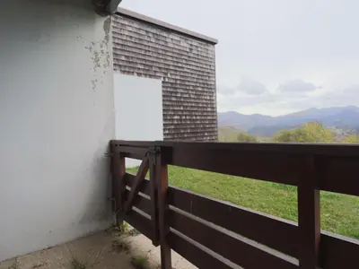Vue générale sur la montagne ou vue sur la montagne depuis l'appartement