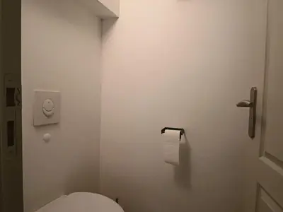 Salle de bains dans l'établissement Appartement Loft en Centre-Ville, 4 Pers., Parking Privé - FR-1-858-17