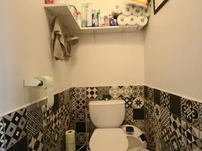 Salle de bains dans l'établissement Appartement 3* pour 6 pers, calme, proche thermes - FR-1-858-30