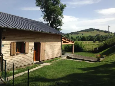 Paysage naturel près de le chalet