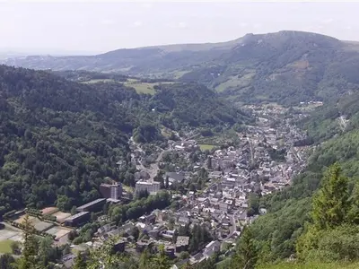 Vue générale sur la montagne ou vue sur la montagne depuis l'appartement