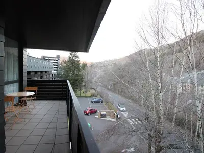 Vue générale sur la montagne ou vue sur la montagne depuis l'appartement
