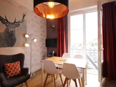 Coin salon dans l'établissement Bel F2 au centre avec ascenseur et WiFi - FR-1-415-196