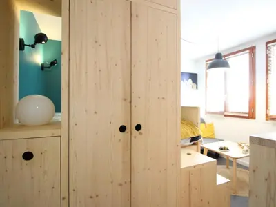 Plan de l'établissement Studio avec parking privé et WIFI proche centre - FR-1-415-201