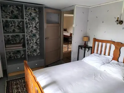 Un ou plusieurs lits dans un hébergement de l'établissement Authentique maison de Dordogne La Maison de Maitre