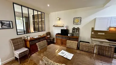 Coin salon dans l'établissement Le Loft