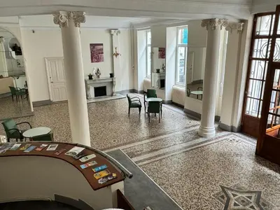 Plan de l'établissement Appartement familial pour 4 au cœur de La Bourboule - FR-1-858-34