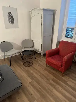 Coin salon dans l'établissement Studio 17 1 chambre