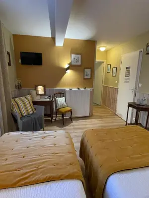 Un ou plusieurs lits dans un hébergement de l'établissement Nuit paisible au Col de Néronne