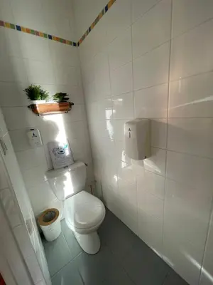 Salle de bains dans l'établissement Nuit paisible au Col de Néronne