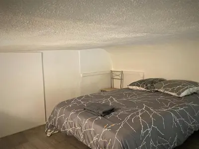 Un ou plusieurs lits dans un hébergement de l'établissement Appartement triple dans le centre de Limoges