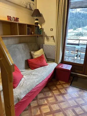 Un ou plusieurs lits dans un hébergement de l'établissement Duplex 3 chambres Griou centre station