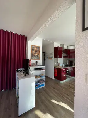 Cuisine ou kitchenette dans l'établissement Comme à la maison - Plein sud - Pied des pistes