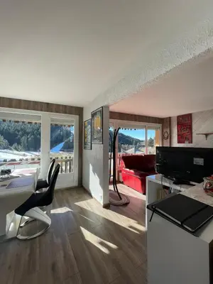 Cuisine ou kitchenette dans l'établissement Comme à la maison - Plein sud - Pied des pistes