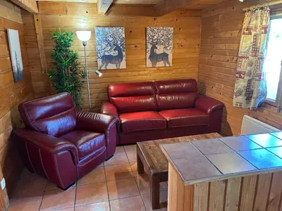 Coin salon dans l'établissement Chalet de l empereur