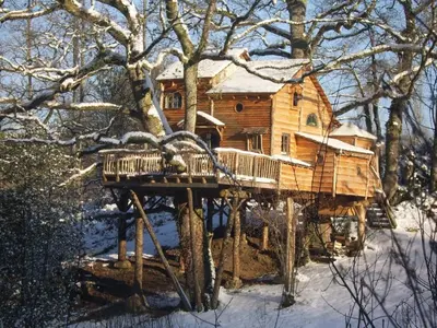 L'établissement Cabane de la Margo en hiver