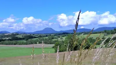 Paysage naturel près de la maison de vacances