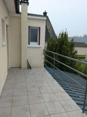Balcon ou terrasse dans l'établissement Grand Duplex, proche de la Dordogne