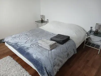 Un ou plusieurs lits dans un hébergement de l'établissement Grand Duplex, proche de la Dordogne