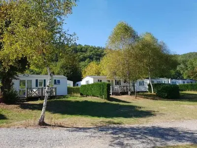 Paysage naturel près de le camping
