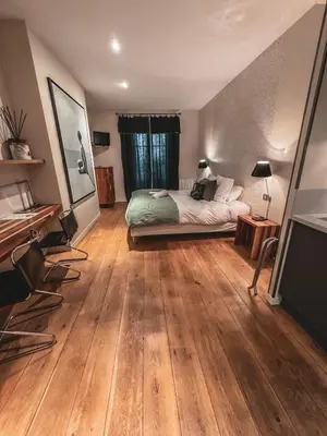 Un ou plusieurs lits dans un hébergement de l'établissement La Villa Fleury - La Nacre