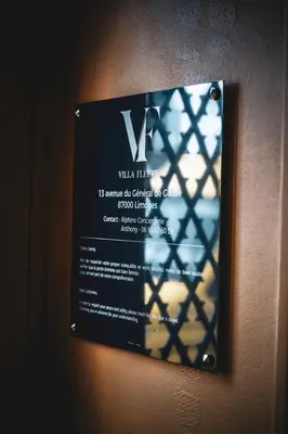 Certificat, récompense, panneau ou autre document affiché dans l'établissement La Villa Fleury - L'Ebene