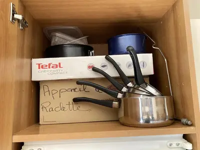 Cuisine ou kitchenette dans l'établissement Appartement 2 pièces Griou 29