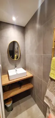 Salle de bains dans l'établissement Maison d'exception au Longeard