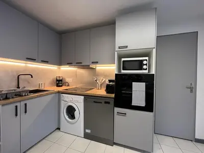 Plan de l'établissement Appartement T4 Cabine, accès direct neige, Wifi - FR-1-787-137