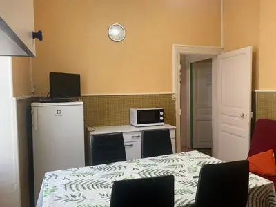Cuisine ou kitchenette dans l'établissement Villa Ramuntcho