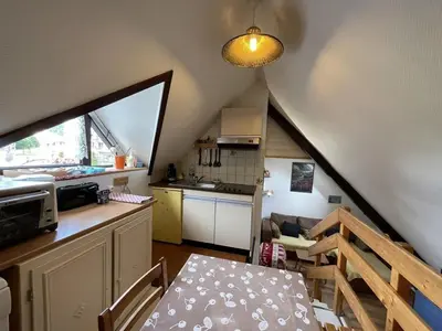 Plan de l'établissement Studio atypique au centre du Lioran pour 4 personnes, confort et charme - FR-1-787-138