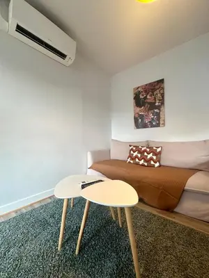 Coin salon dans l'établissement Casa Brune - Votre cocon en plein cœur de Brive