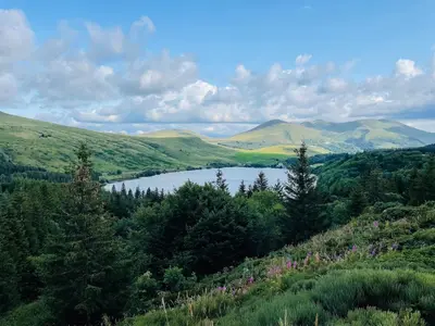 Paysage naturel près de la maison de vacances