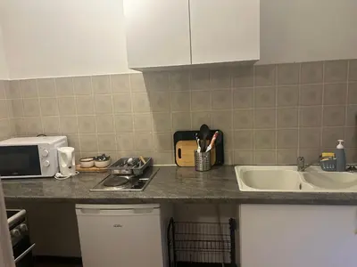 Cuisine ou kitchenette dans l'établissement makedahome