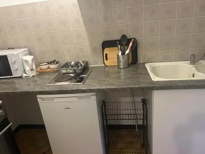 Cuisine ou kitchenette dans l'établissement makedahome