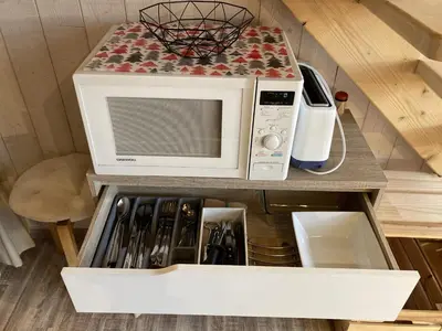 Cuisine ou kitchenette dans l'établissement Studio duplex hyper centre 4 personnes