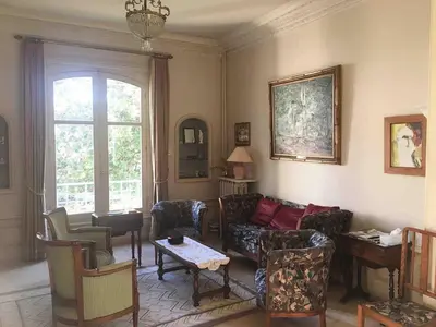 Coin salon dans l'établissement Beautiful French mansion Perigord Dordogne Lascaux