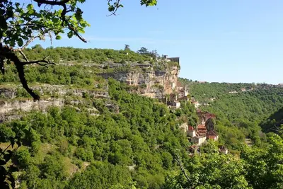 Paysage naturel près de la maison de vacances