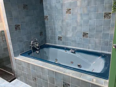 Salle de bains dans l'établissement Maison Auvergnate Le repaire des Milans