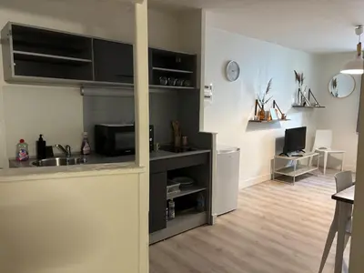 Cuisine ou kitchenette dans l'établissement Le relais - Limoges
